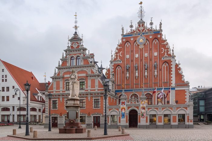 The building of the Brotherhood of Blackheads, Riga