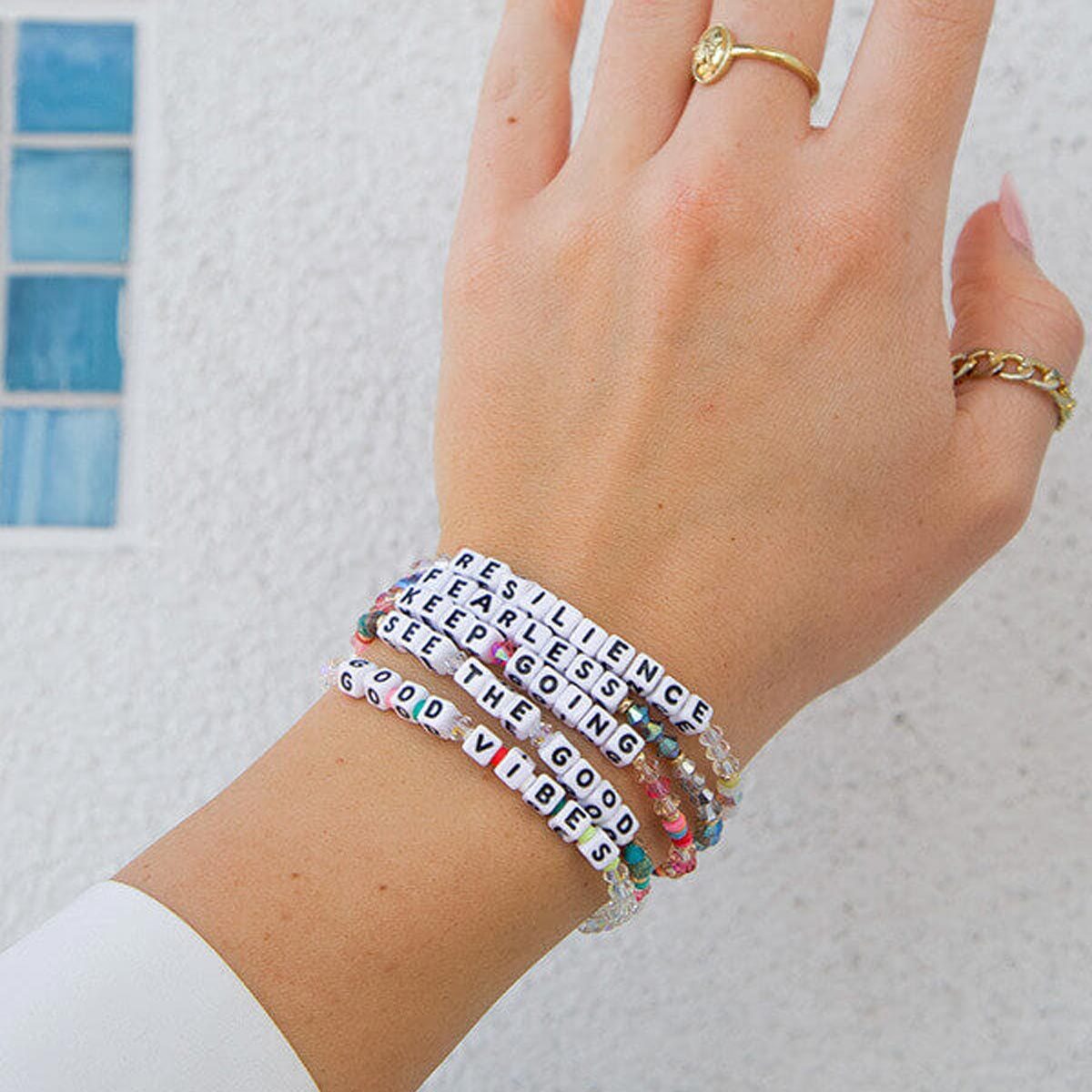 Little Words Project Fearless Friendship Bracelet