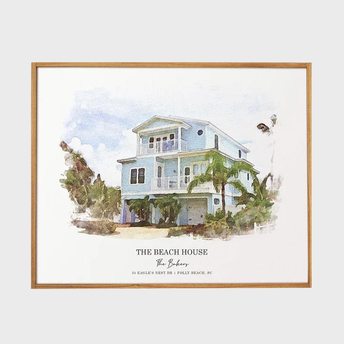 Personalized Home Portrait Print