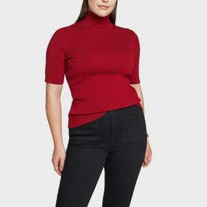 Rd Ecomm Half Sleeve Turtleneck Via Anneklein.com