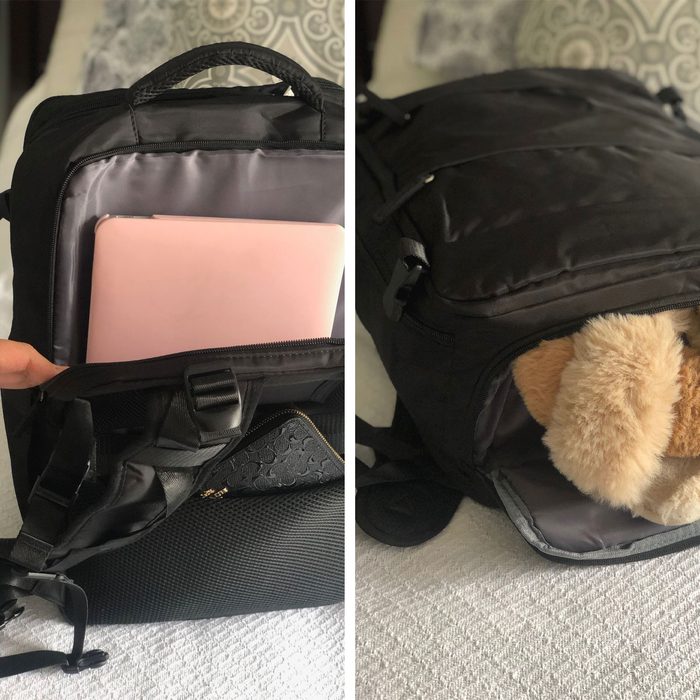 Side to Side of two travel backpacks