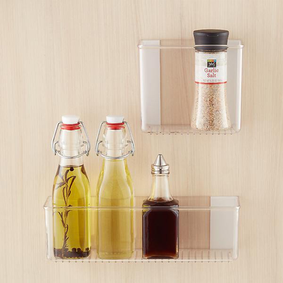Adhesive Organizer Bins
