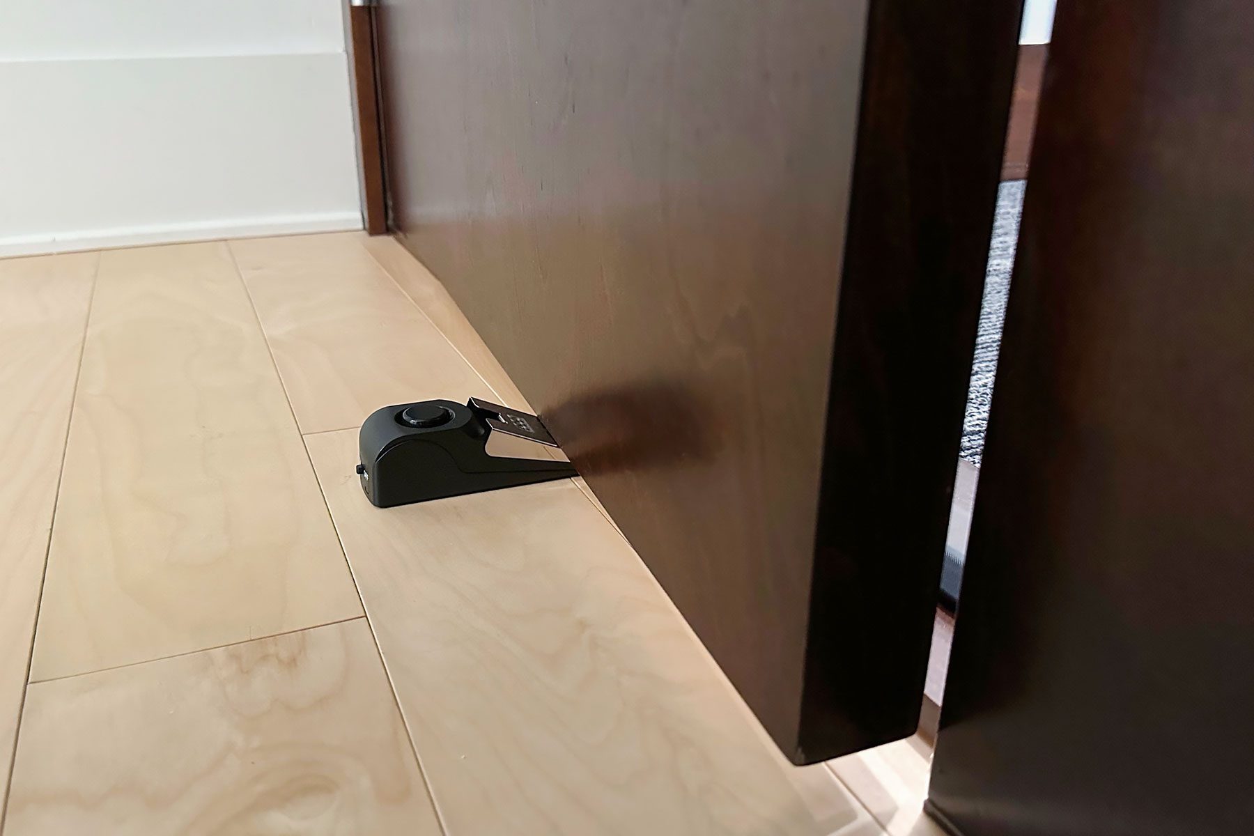 Door Stop Alarm on a Open Door