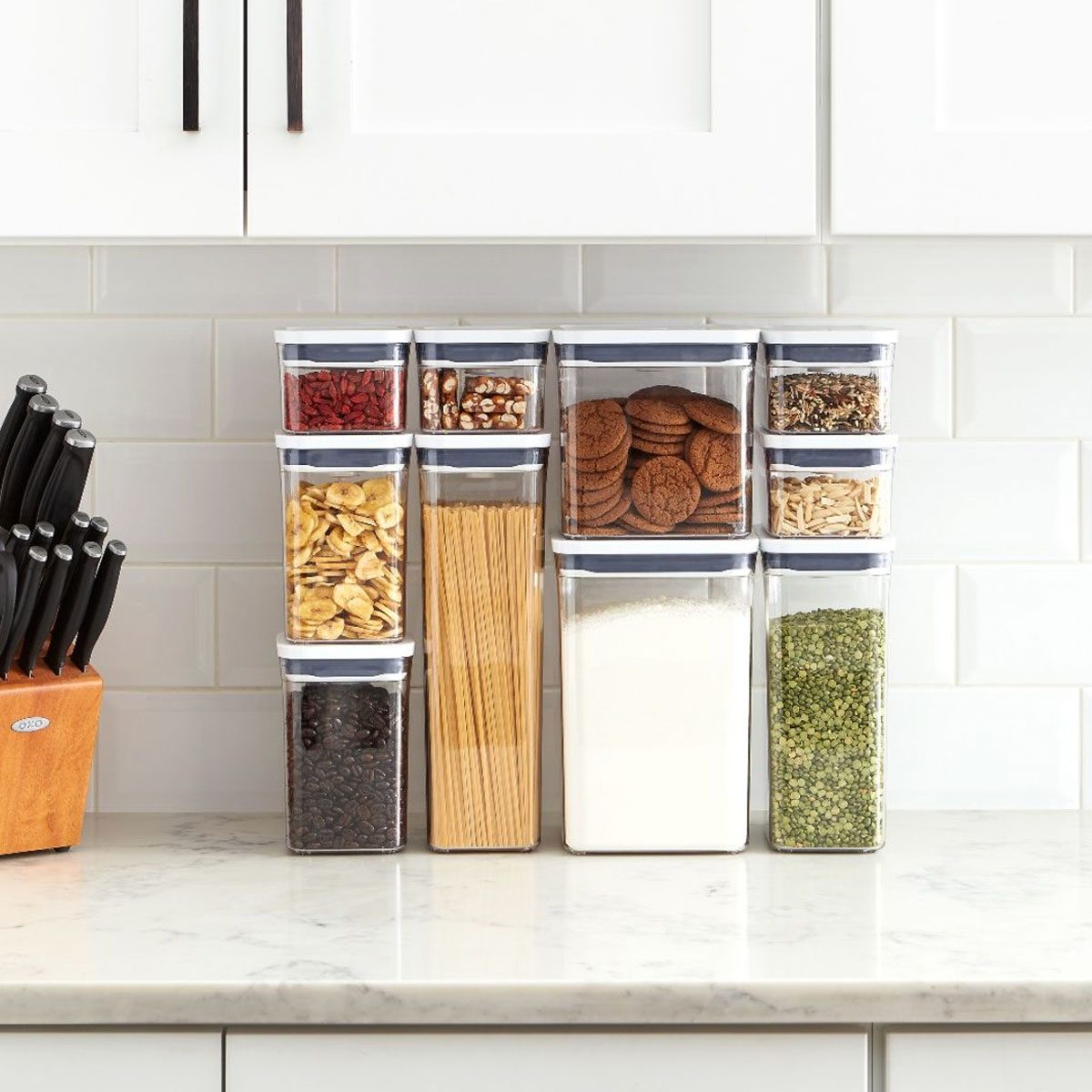 Oxo 10 Piece Pop Container Set