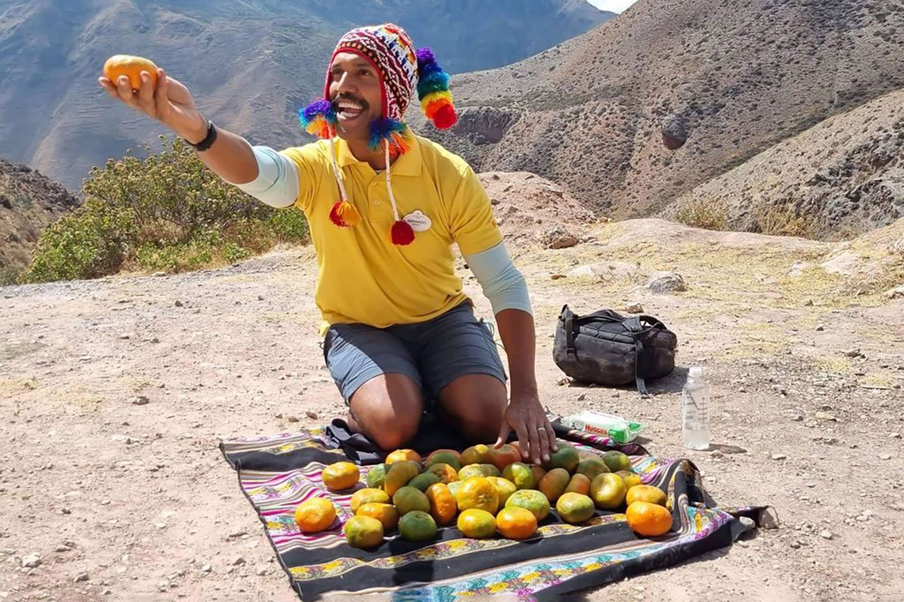 Man Selling Tangerines