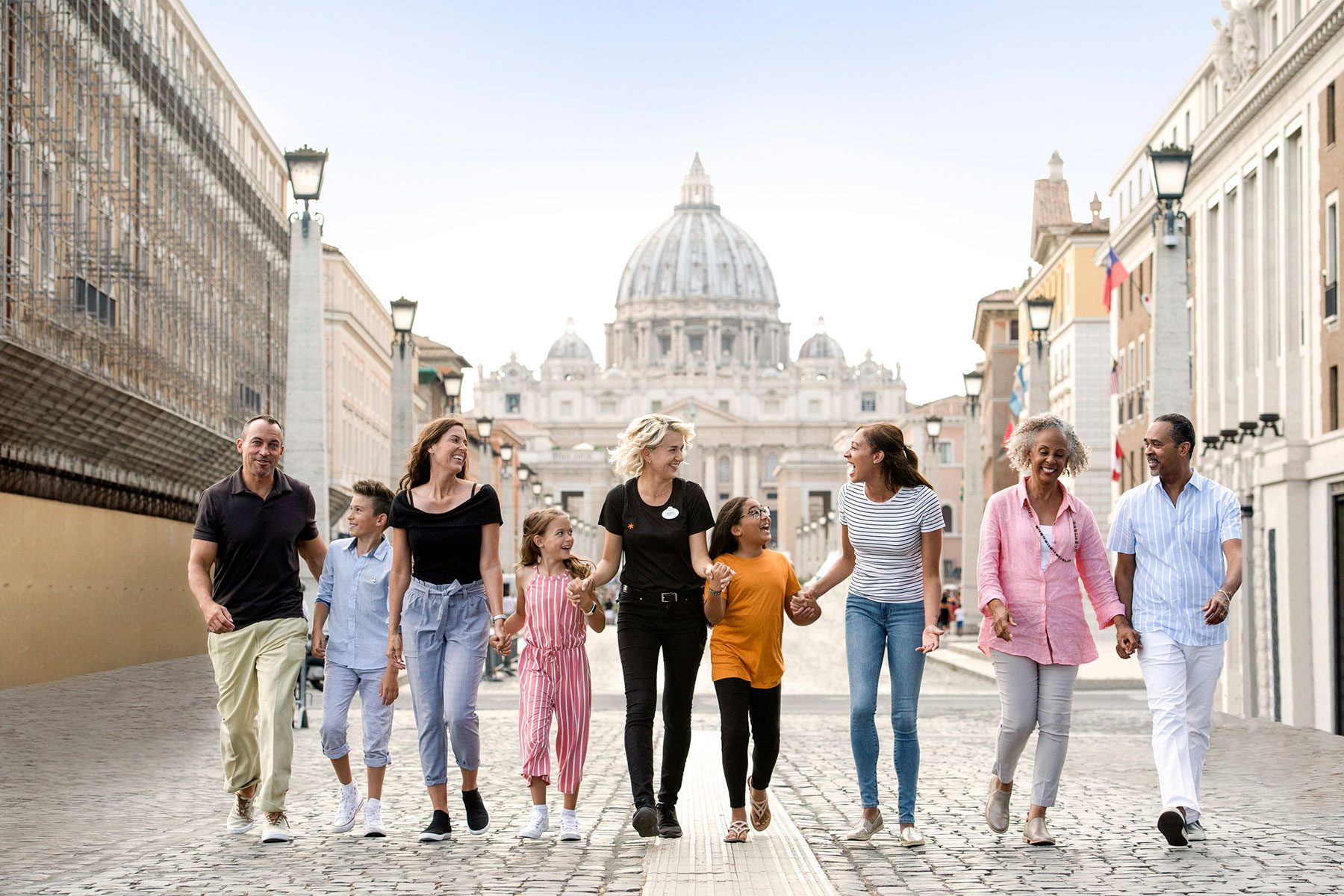 Group of People Walking