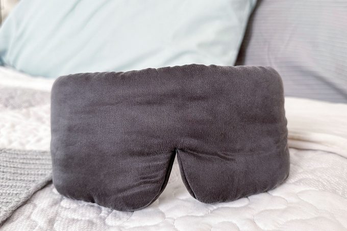 Silk Sleep Mask on Bed