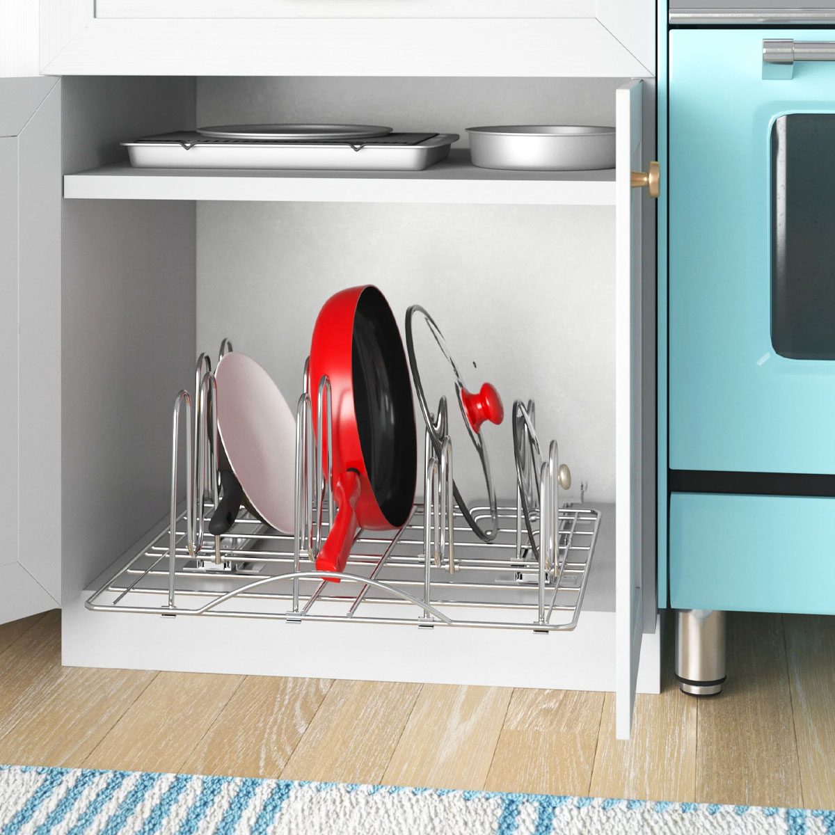 Wayfair Basics Boughton Sliding Pot Organizer Pull Out Drawer