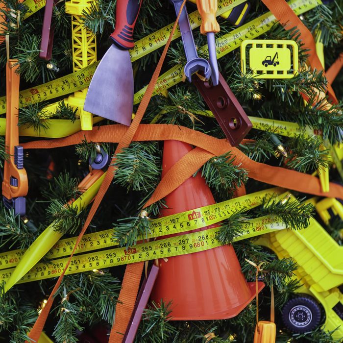 Christmas Tree with Toys