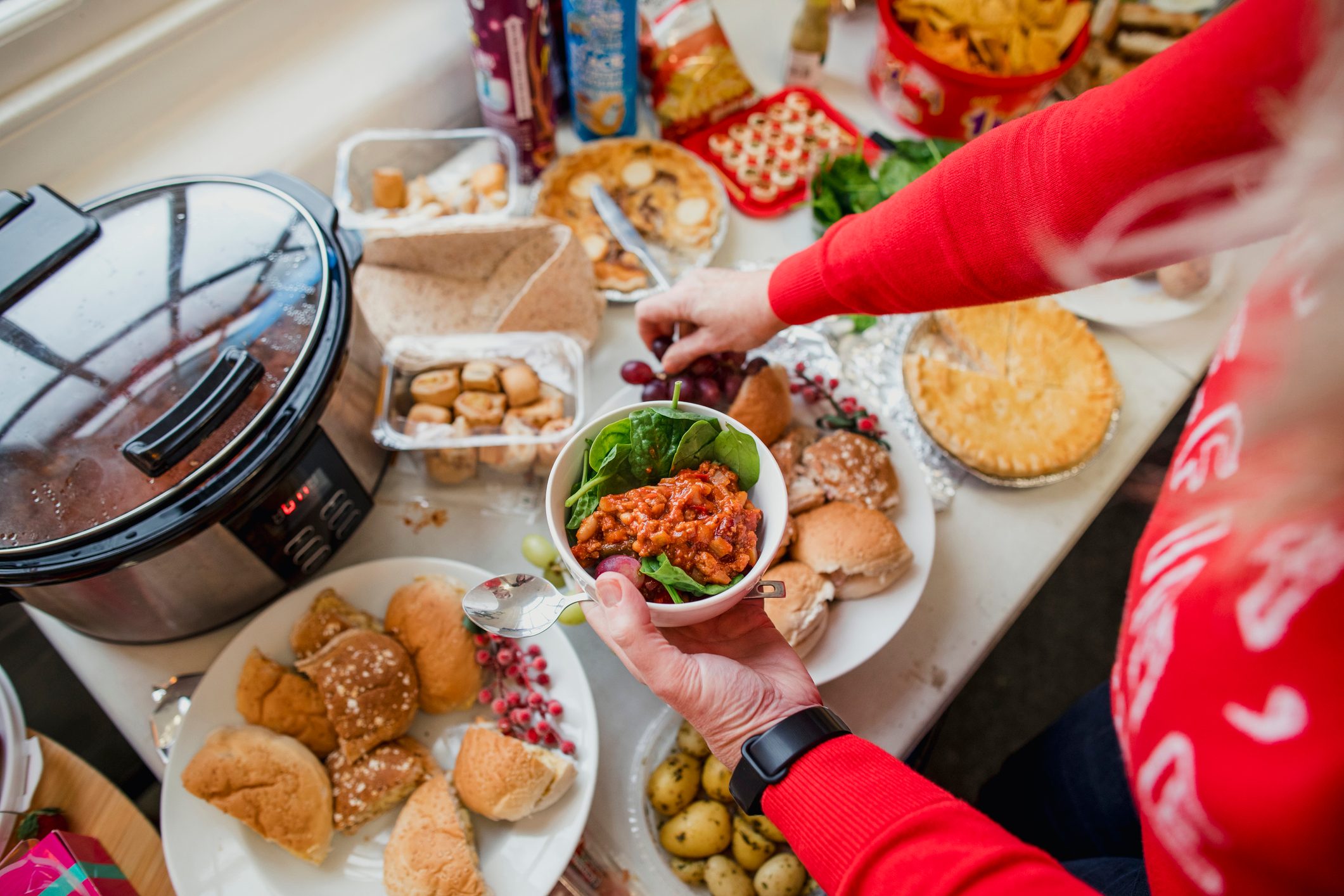 Office Christmas Party Buffet