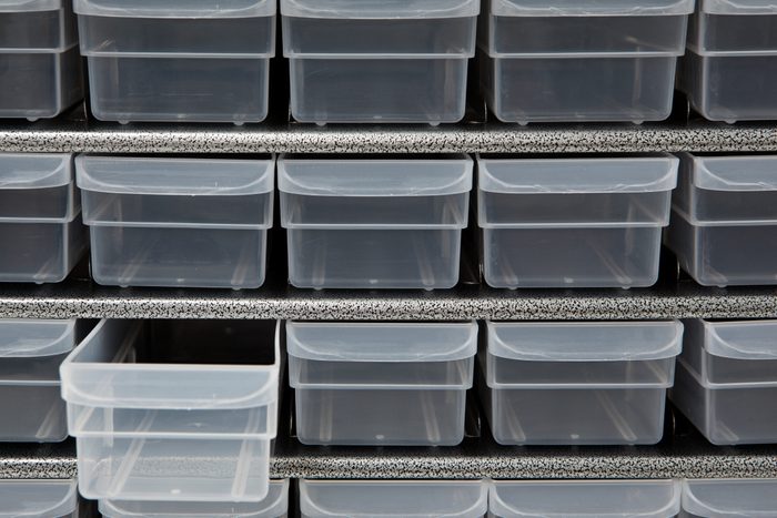 Storage Organizer Drawers Close-up