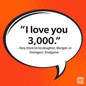 Marvel Quote in a thought bubble: 