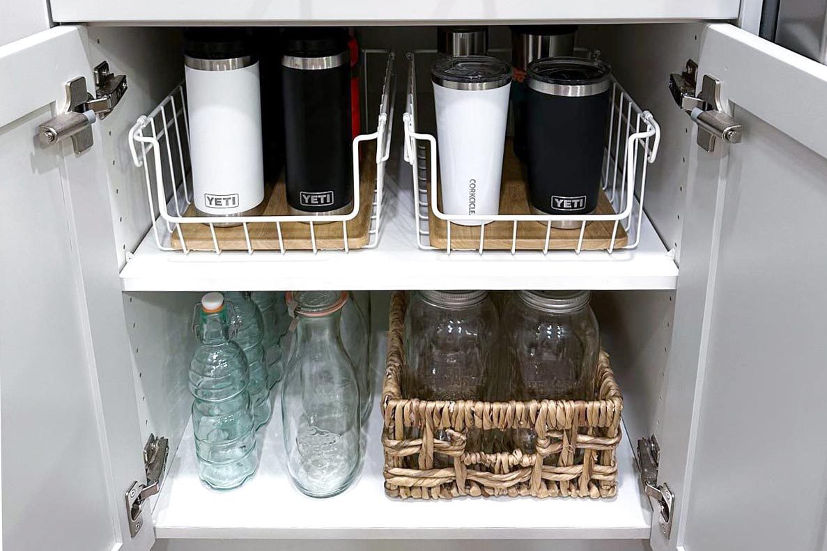 water bottle storage