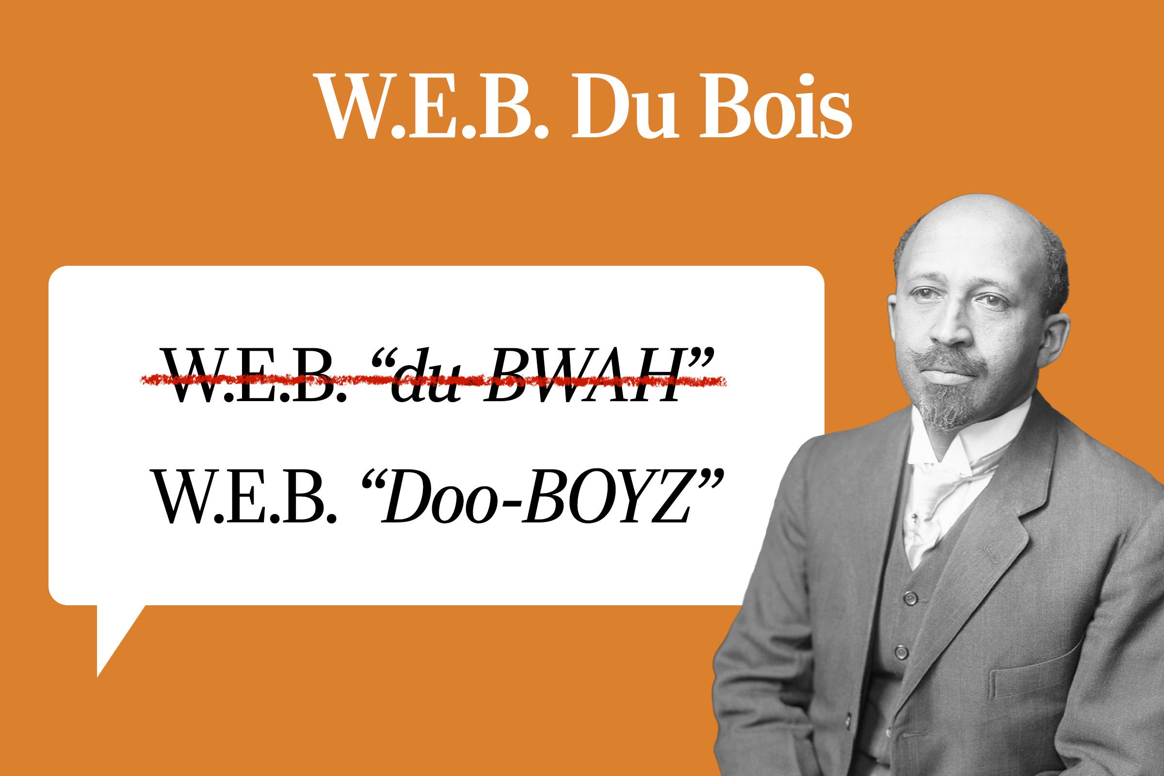 Famous Peoples Names Youre Probably Mispronuncing 2 Web Du Bois Gettyimages 514697730