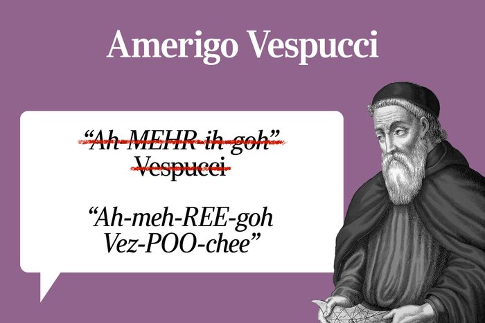 Famous Peoples Names Youre Probably Mispronuncing 21 Amerigo Vespucci Gettyimages 526741710