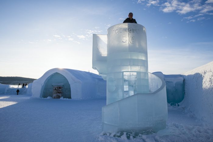 TOPSHOT-SWEDEN-LAPLAND-ICE-HOTEL