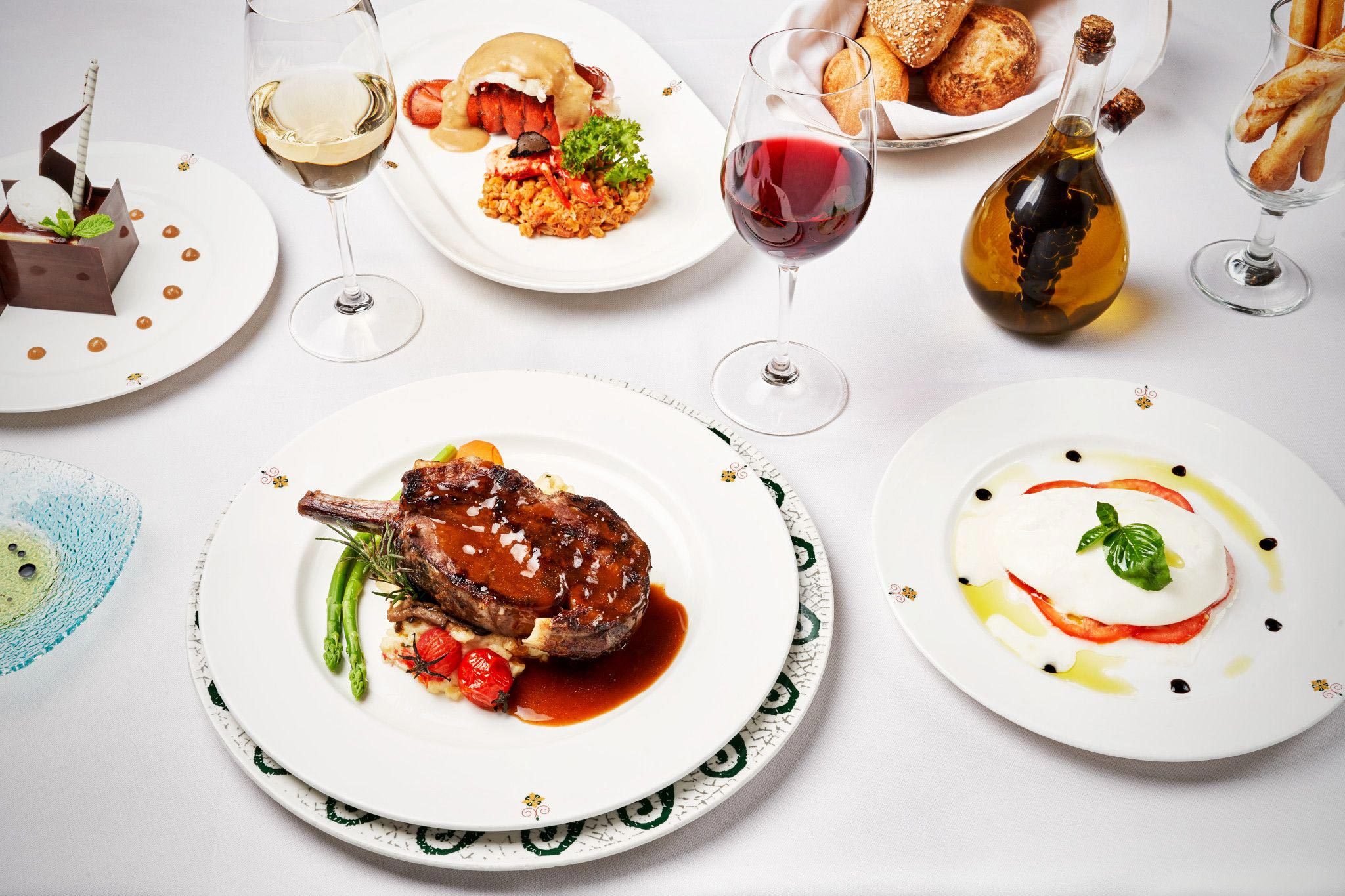 wine with dinner on a princess culinary cruise