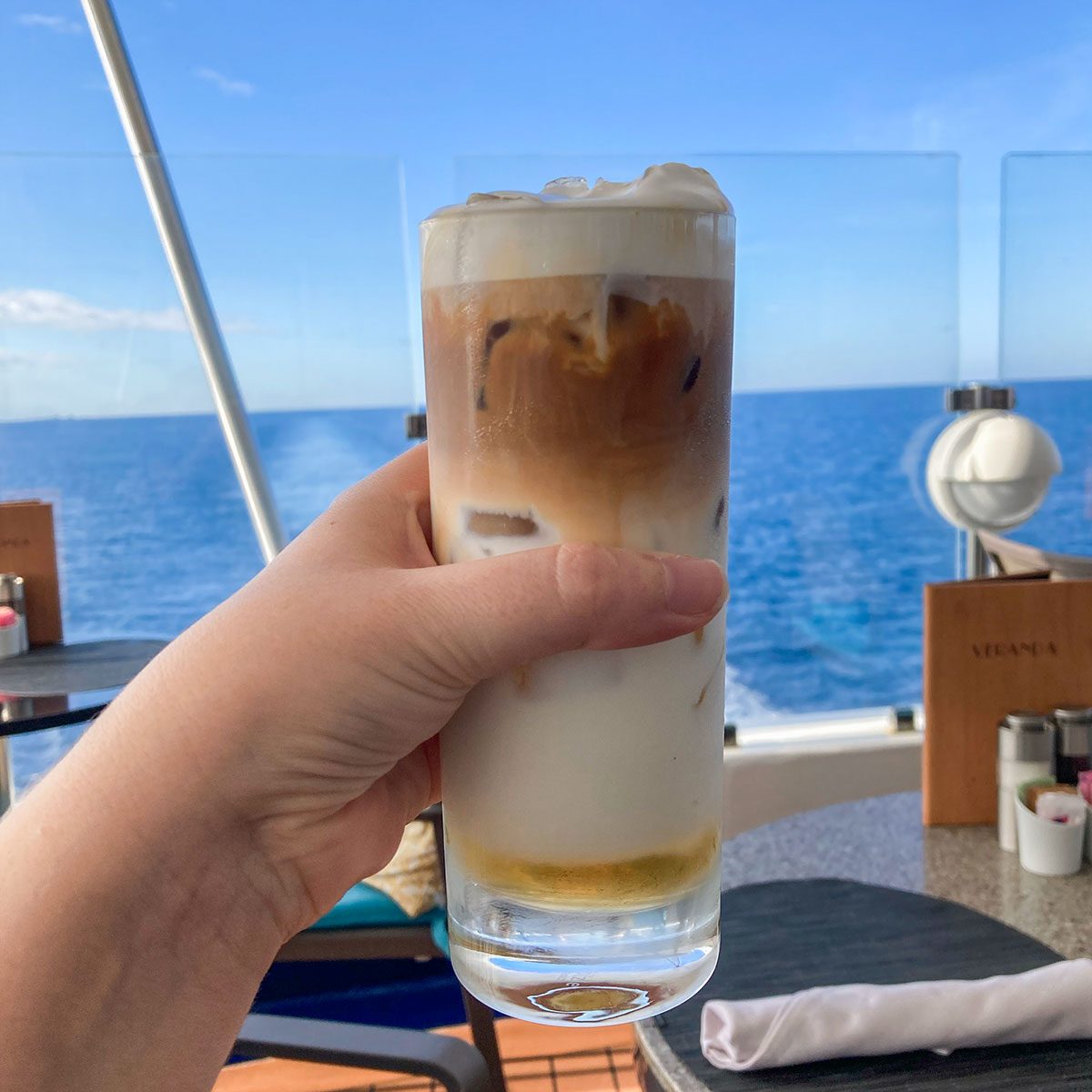 Iced Cappuccino on Cruise