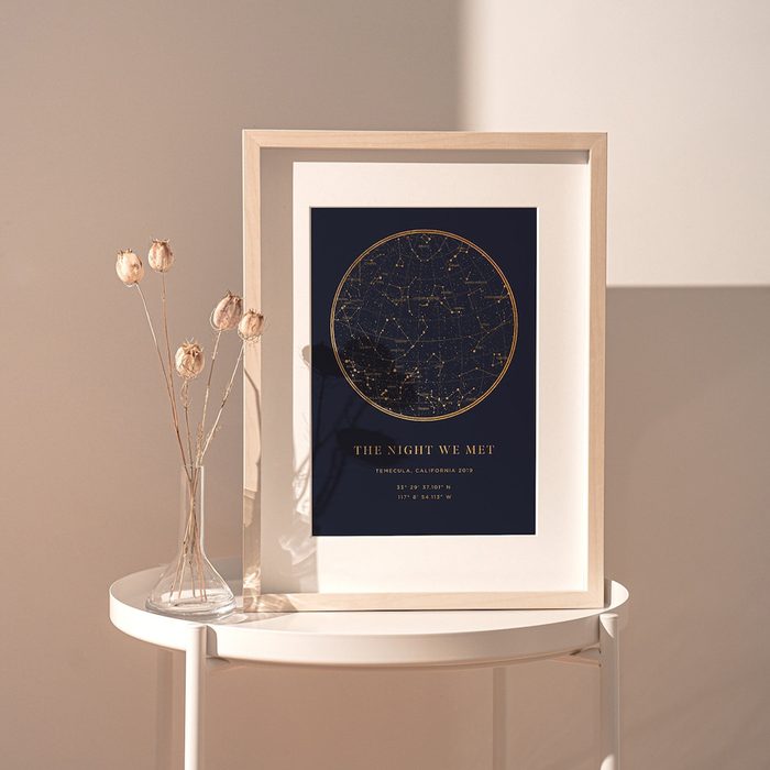 The Night We Met Star Map