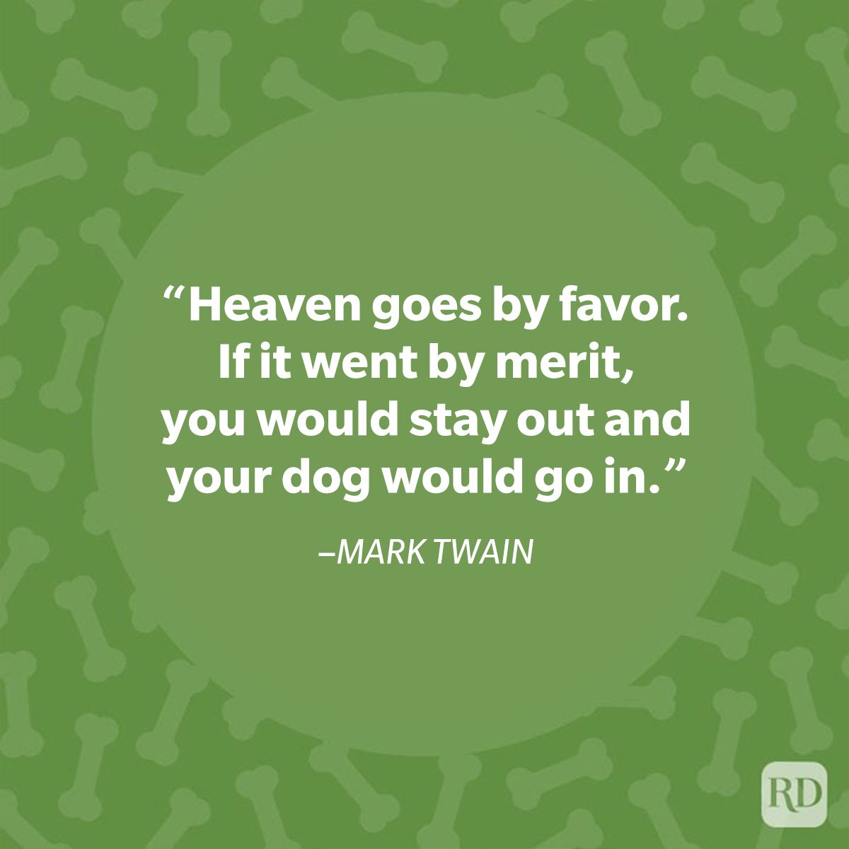 Mark Twain dog quote