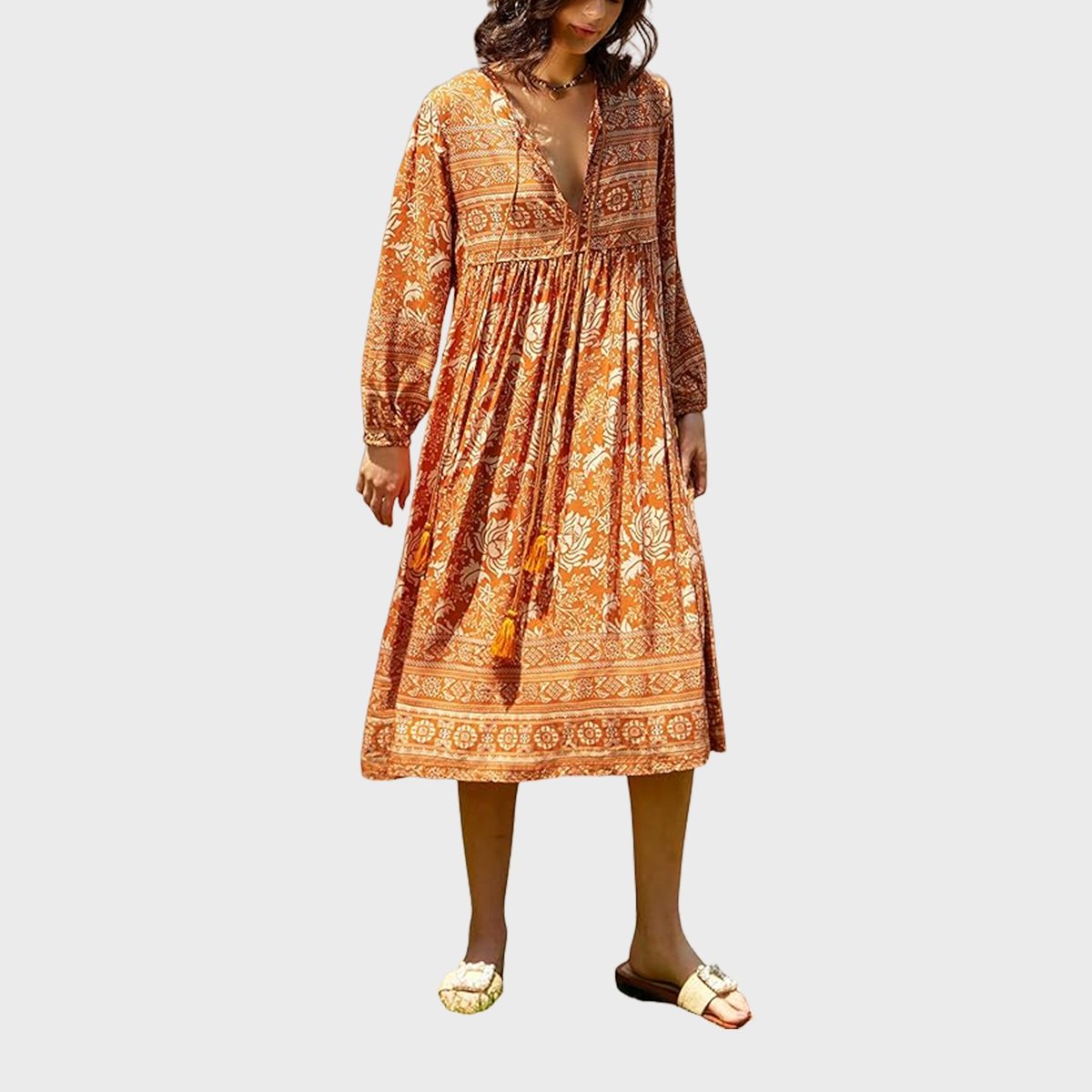 Bohemian Midi Dress Ecomm Via Amazon.com