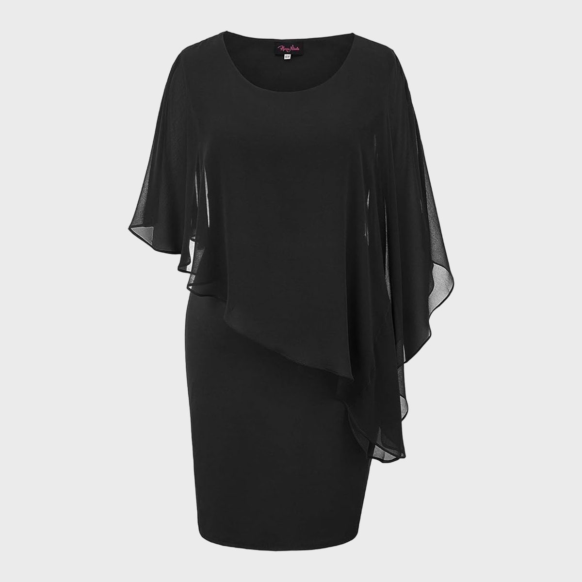 Chiffon Cape Dress Ecomm Via Amazon.com