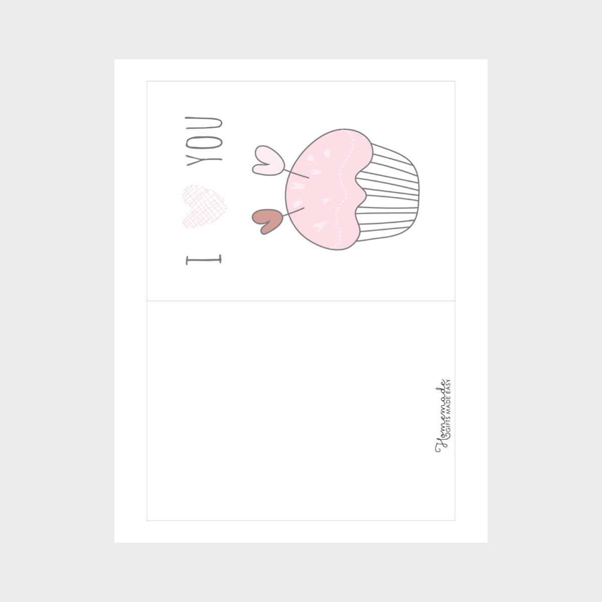  cupcake Valentine's Day Card Ecomm Via Resources.homemade Gifts Made Easy.com