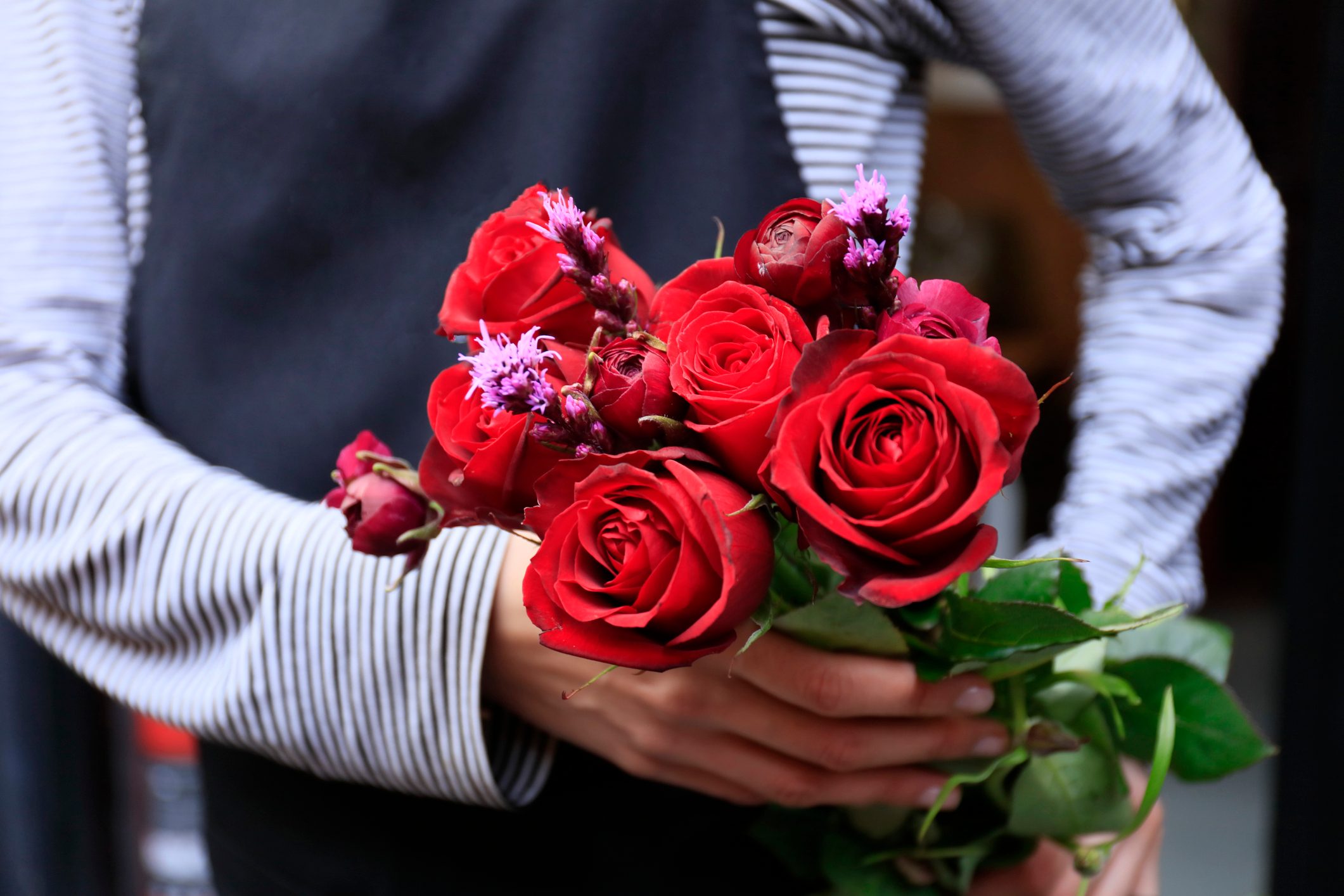 Florist at work