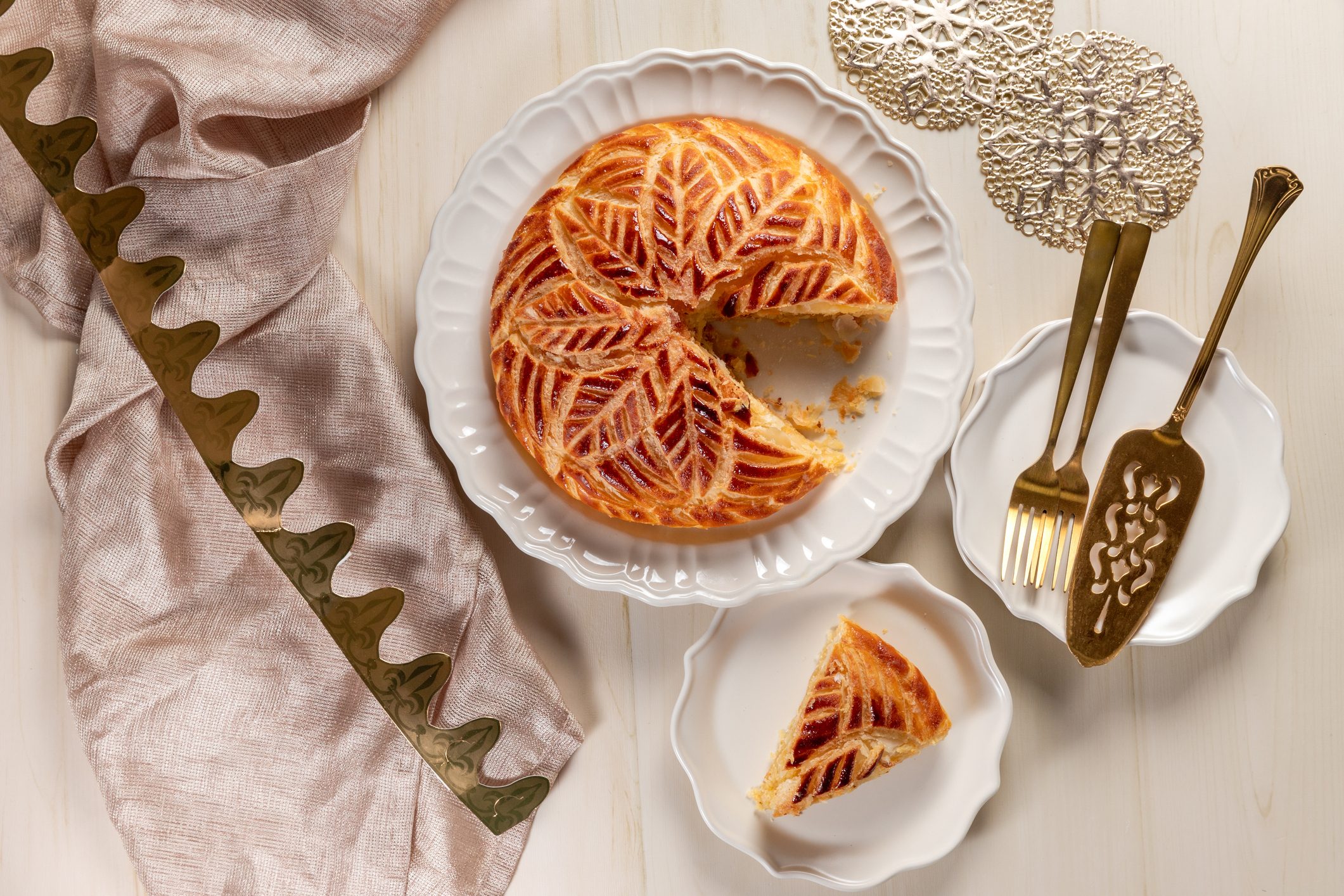 Galette des rois during the epiphany