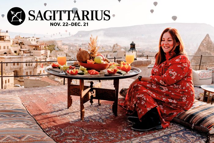 woman on a trip exploring new foods