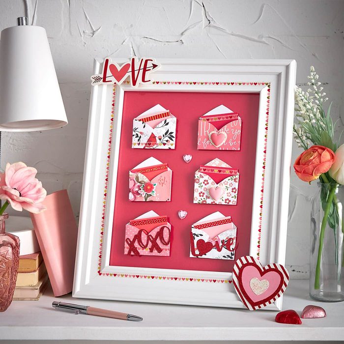 Secret Message Frame Valentine's Day Cards