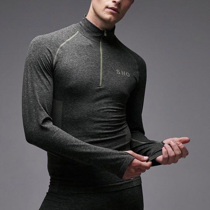 Sno Ski Soft Base Layer Half Zip Top