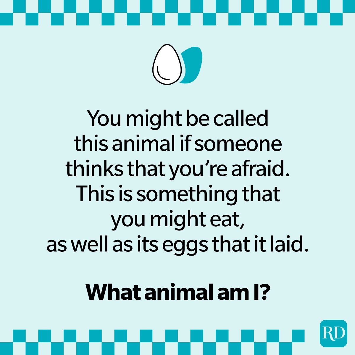 Animal Riddles That Are Serious Mind Benders about a chicken.