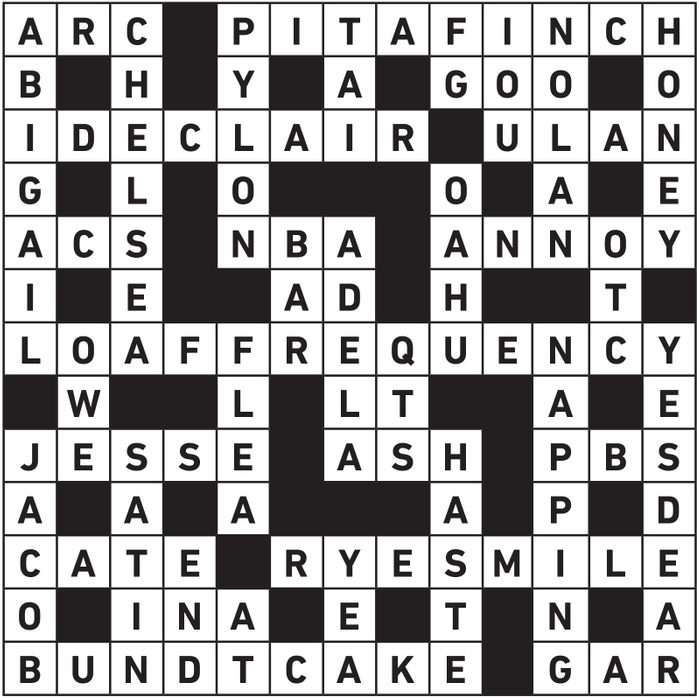 Decemeber 2021 Jan 2022 Printable Crossword Answers