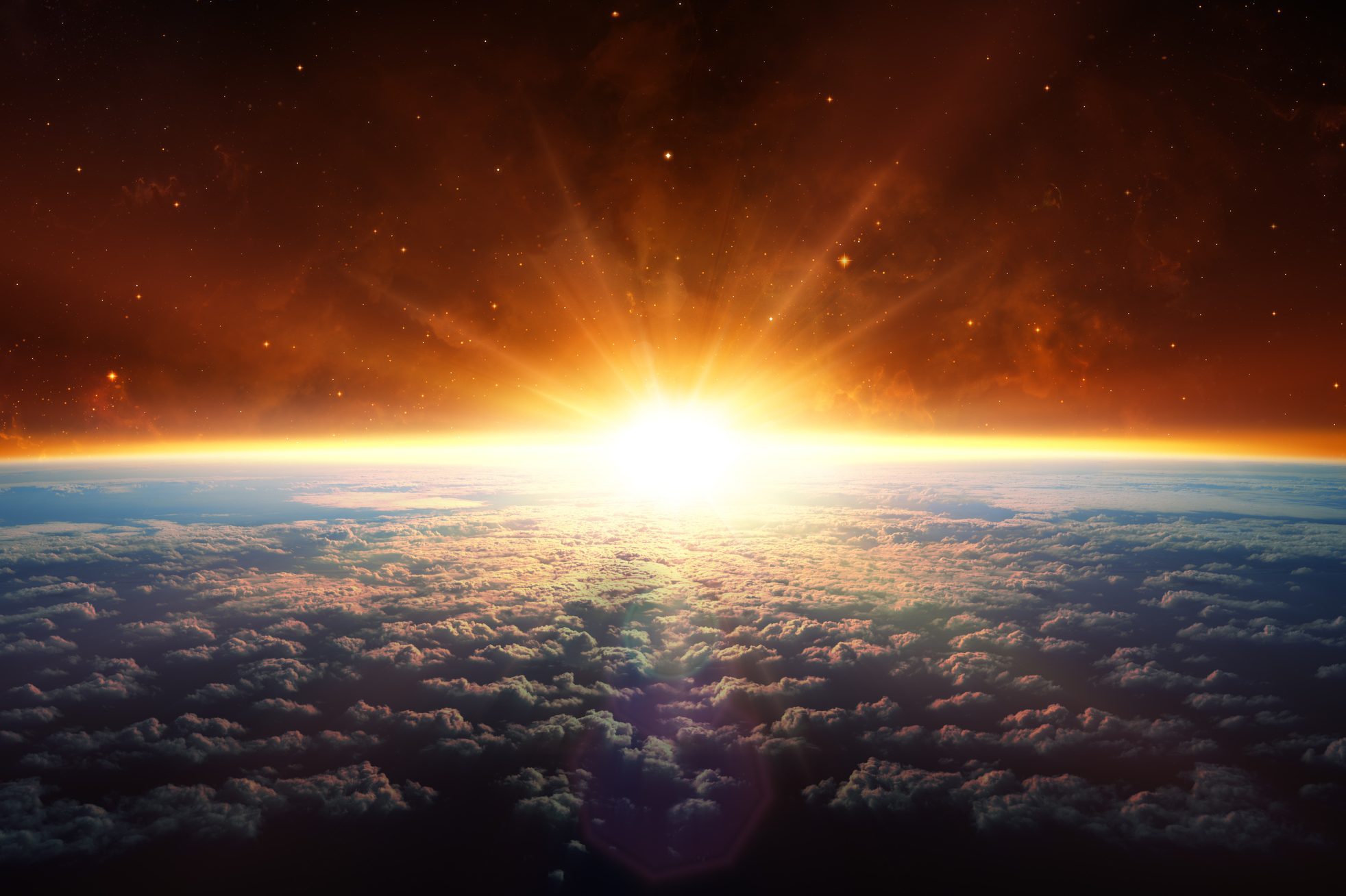 Sunset In Orbit