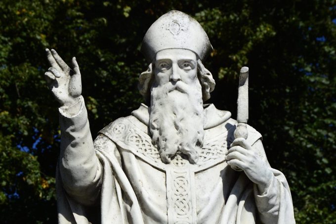 statue of saint Patrick in Kilkenny, Ireland