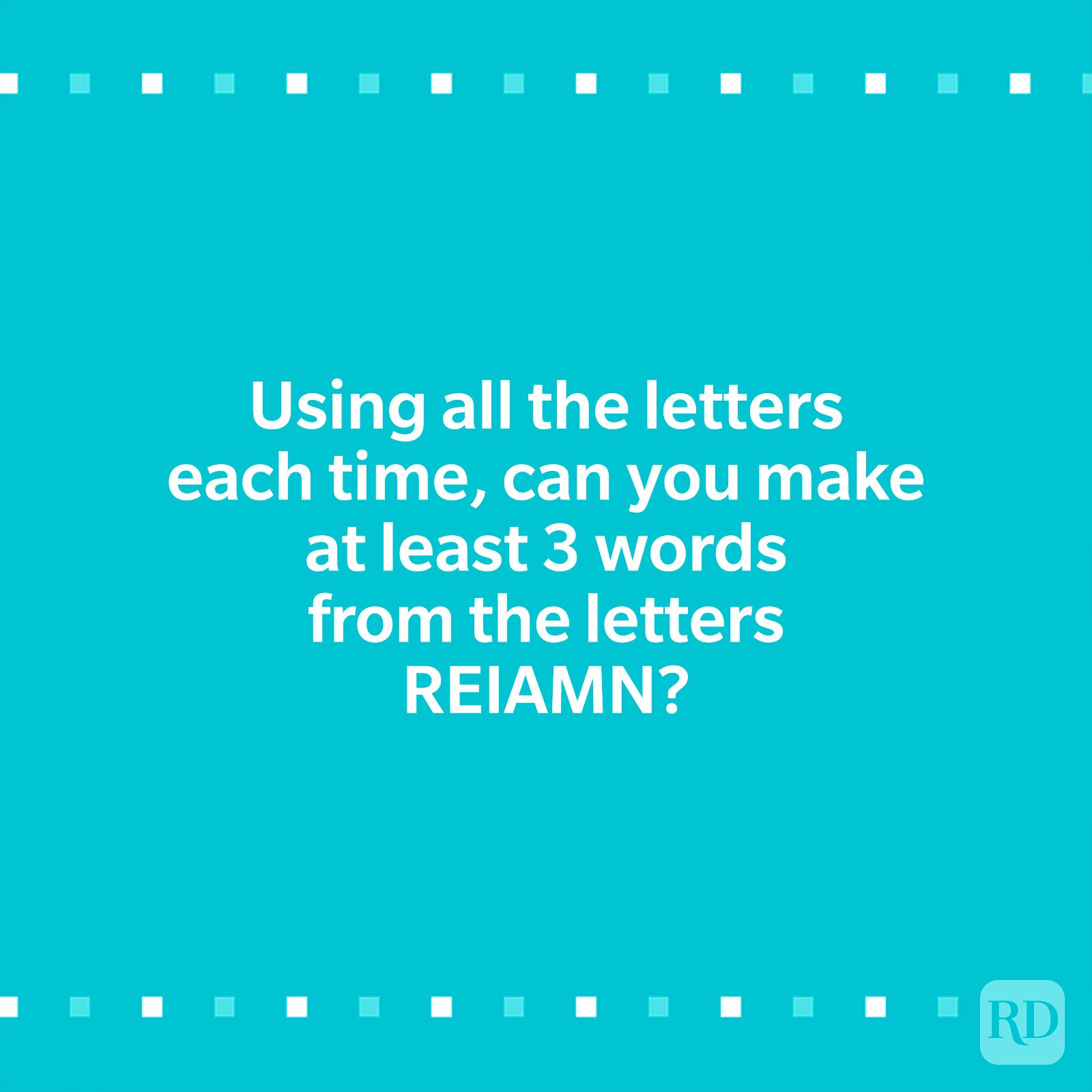 Forming Words Mensa Quiz