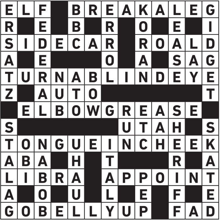 July August 2023 Printable Crossword Answers