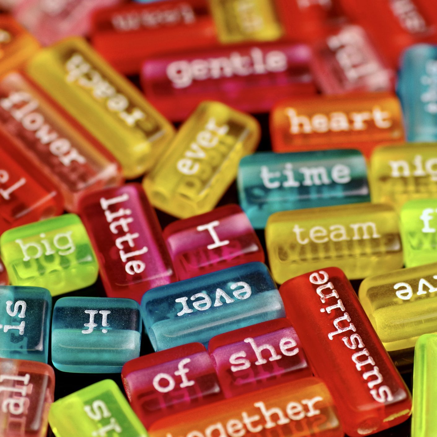 Jumble of Tiny Word Blocks