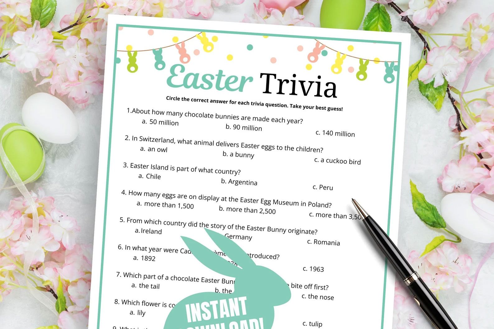 easter trivia