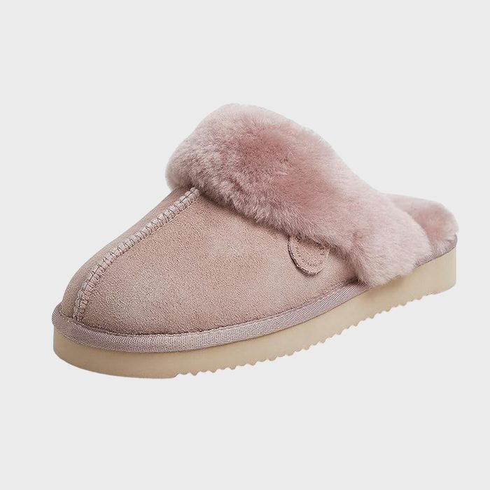 Dearfoams Sydney Shearling Scuff Slippers