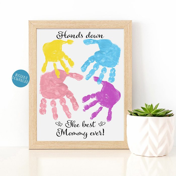 Digital Handprint Art Download Ecomm Via Perfectchaosdigitals Etsy.com