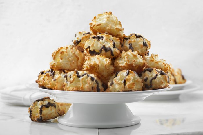 Platter of Coconut Macaroons