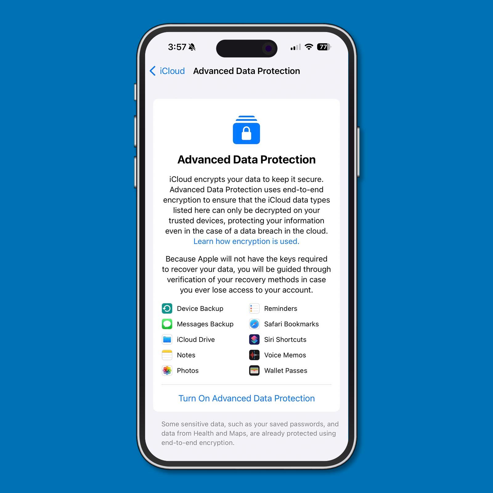 Advanced Data Protection