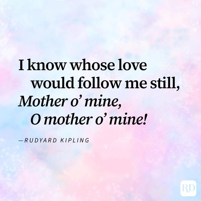 Mothers Day Poem excerpt That Will Melt Her Heart on watercolour background