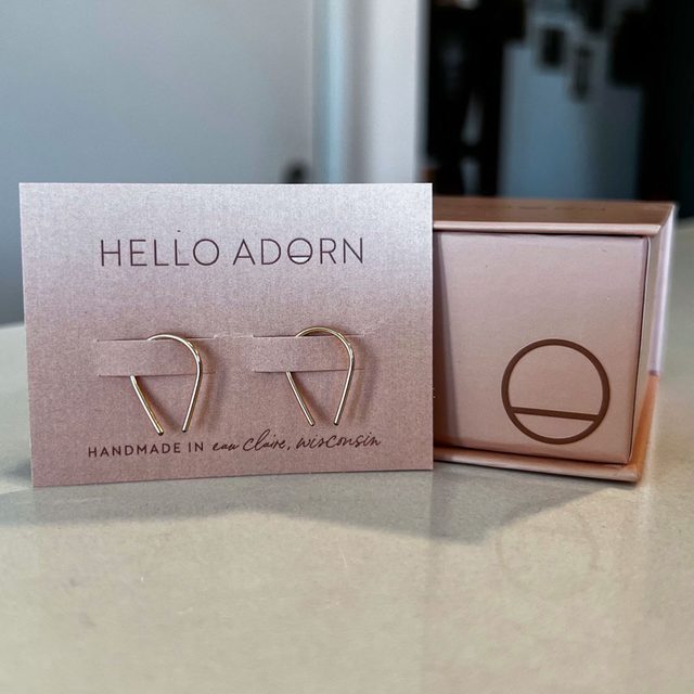 Tiny Horseshoe Earrings