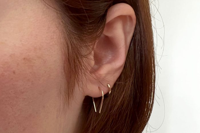 Tiny Horseshoe Earrings