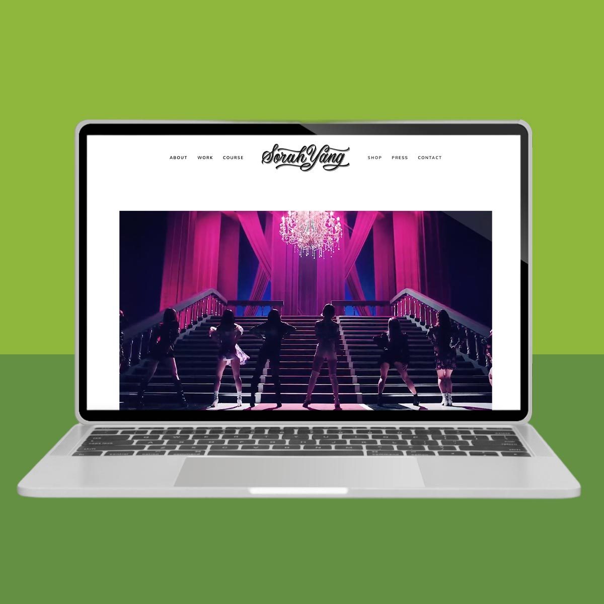 Asian Owned Companies You Can Support Right Now website homepage screenshot on green background