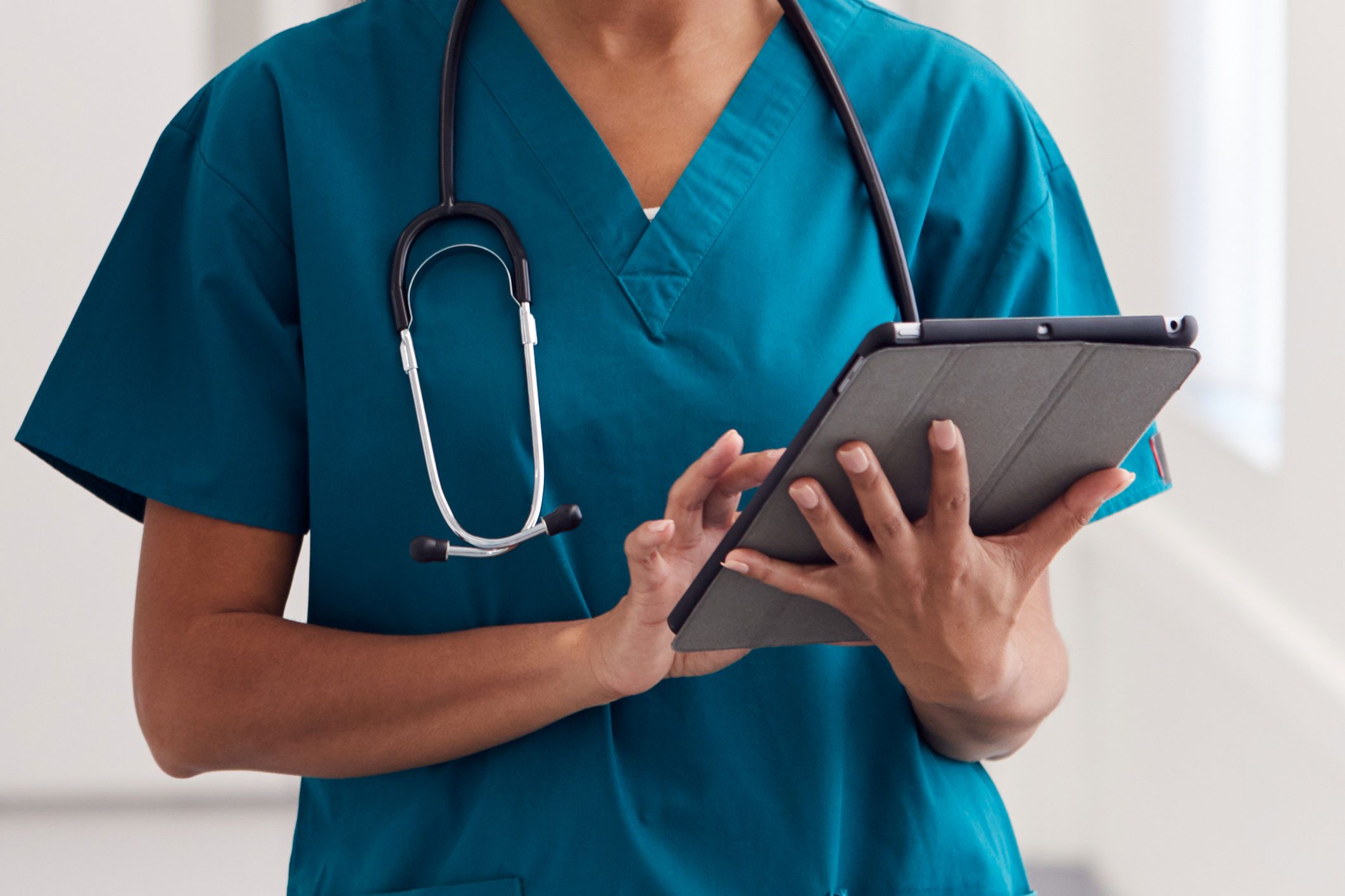doctor on ipad
