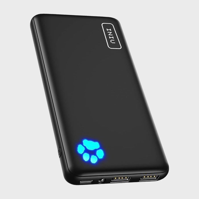 A Black Color Portable Charger